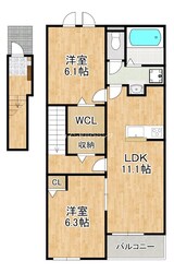 ラメールシエルI・IIの物件間取画像